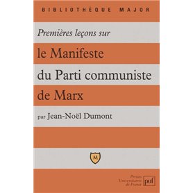 Premières leçons sur le Manifeste du parti communiste de Marx