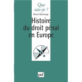 histoire du droit pénal en Europe