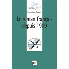 Le roman français depuis 1900