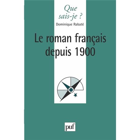 Le roman français depuis 1900