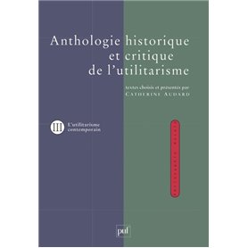 Anthologie historique et critique de l'utilitarisme. Volume 3