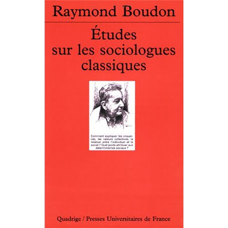 Études sur les sociologues classiques, I