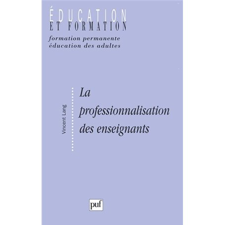 La professionnalisation des enseignants