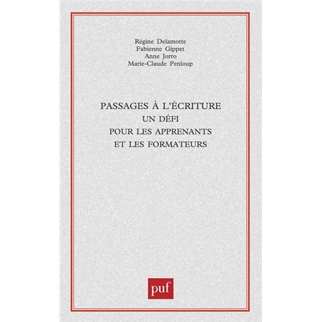 Passages à l'écriture