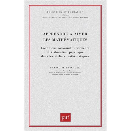 Apprendre à aimer les mathématiques