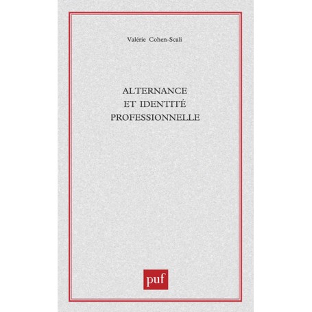 Alternance et identité professionnelle