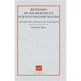 Méthodes de recherche en sciences sociohumaines