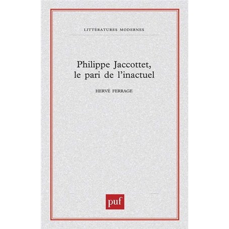 Philippe Jaccottet, le pari de l'inactuel