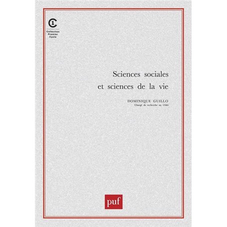 Sciences sociales et sciences de la vie