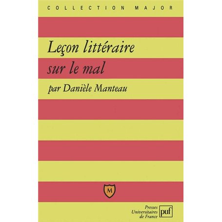 Leçon littéraire sur le mal