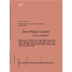 Jean-François Lyotard : l'exercice du différend
