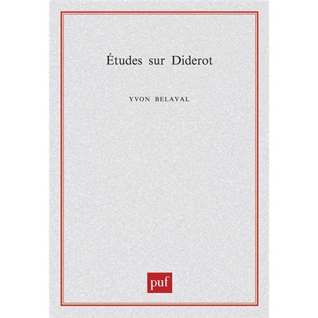 Études sur Diderot