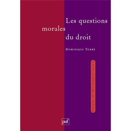 Les questions morales du droit