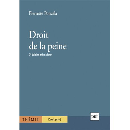 Droit de la peine