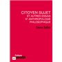 Citoyen sujet et autres essais d'anthropologie philosophique