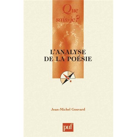 L'analyse de la poésie