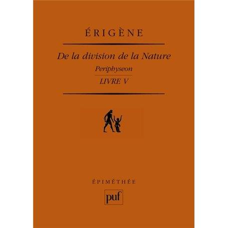 De la division de la Nature. Livre V