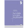 Sur le blabla et le chichi des philosophes