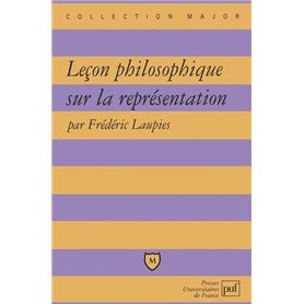 Leçon philosophique sur la représentation