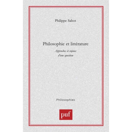 Philosophie et littérature