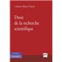 Droit de la recherche scientifique