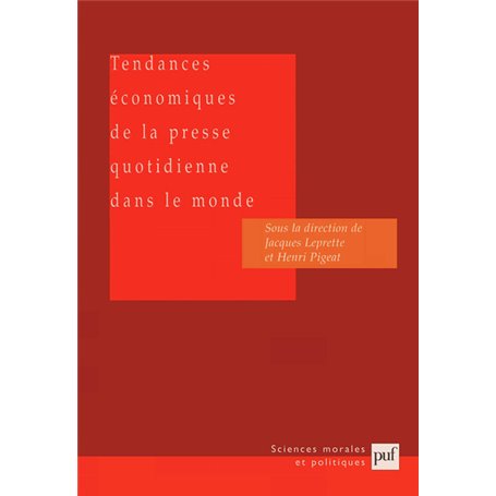 Tendances économiques de la presse quotidienne dans le monde