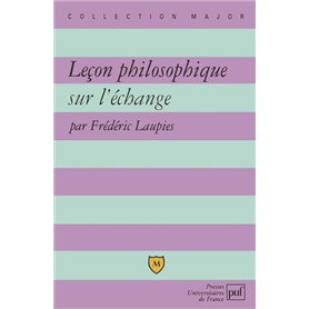 Leçon philosophique sur l'échange