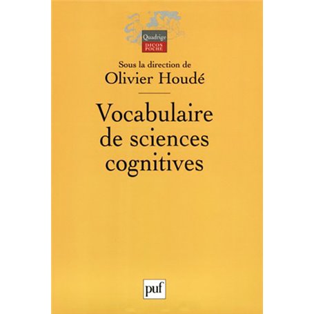 Vocabulaire de sciences cognitives