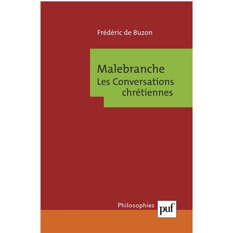 Malebranche. Les conversations chrétiennes