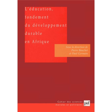 L'éducation, fondement du développement durable en Afrique