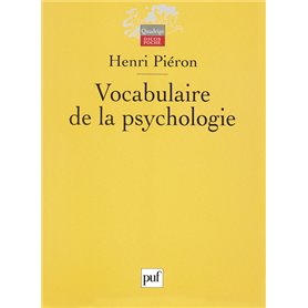 Vocabulaire de la psychologie