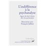 L'indifférence à la psychanalyse