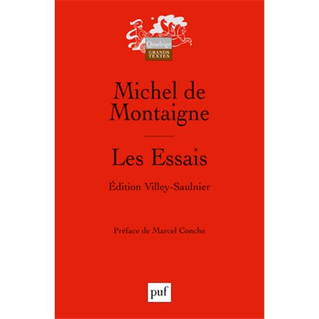 Les Essais. Livres I-III