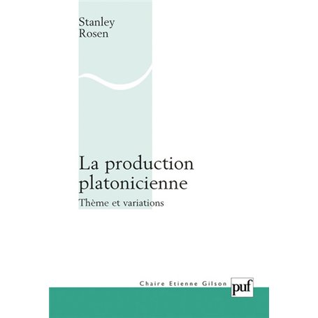 La production platonicienne