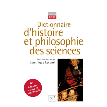 Dictionnaire d'histoire et philosophie des sciences