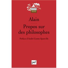 Propos sur des philosophes