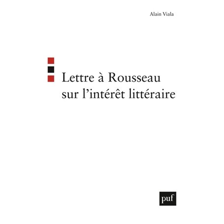 Lettre à Rousseau sur l'intérêt littéraire