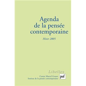 Agenda de la pensée contemporaine, hiver 2005, n° 3