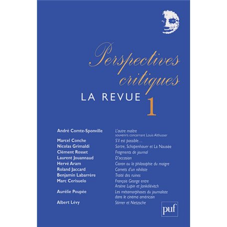 Perspectives critiques : la Revue 1