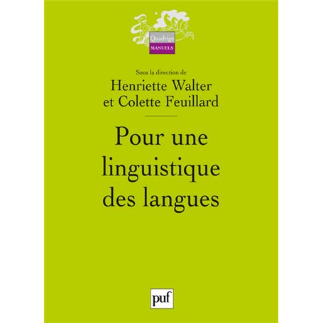 Pour une linguistique des langues