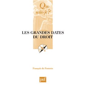 Les grandes dates du droit