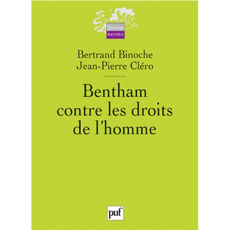 Bentham contre les droits de l'homme