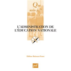 L'administration de l'Éducation nationale