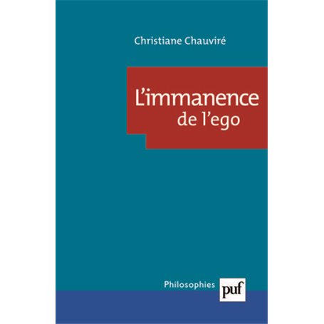 L'immanence de l'ego