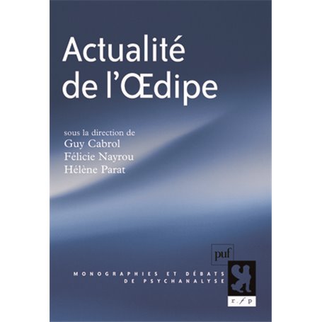 Actualité de l'oedipe