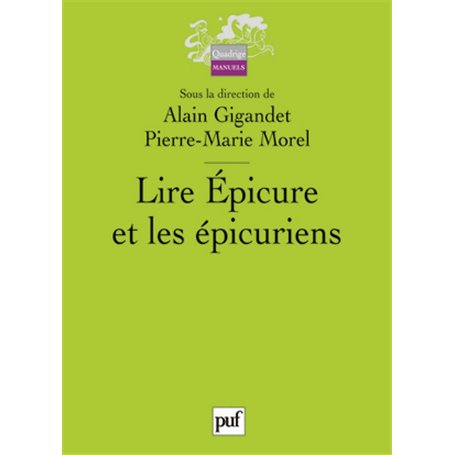 Lire Épicure et les épicuriens