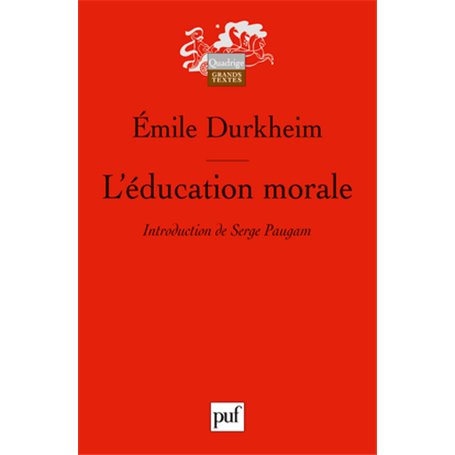 L'éducation morale