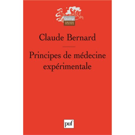 Principes de médecine expérimentale