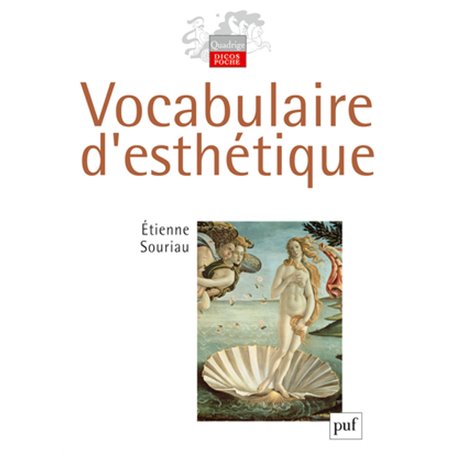 Vocabulaire d'esthétique