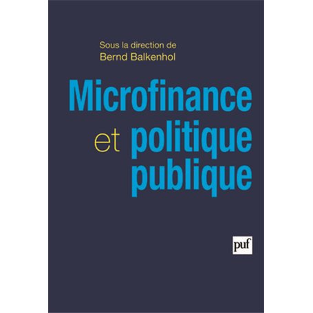 Microfinance et politique publique